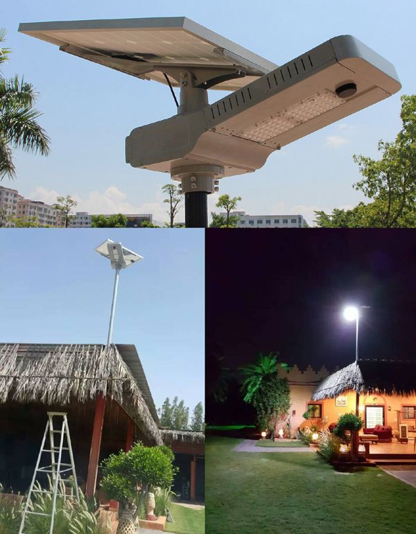 Integrated solar street light2